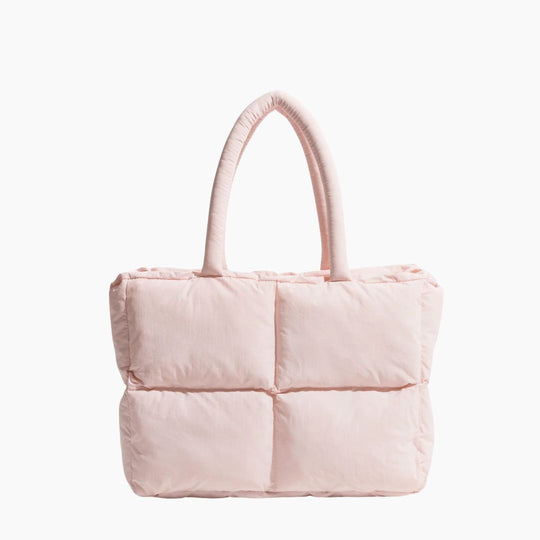 Women's Casual Chic Quilted Puffer Tote Bag