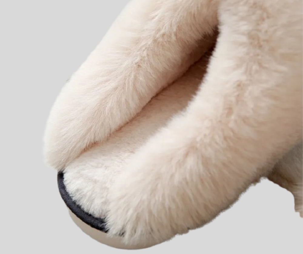 Women’s Faux Fur Slip-On Indoor Slippers