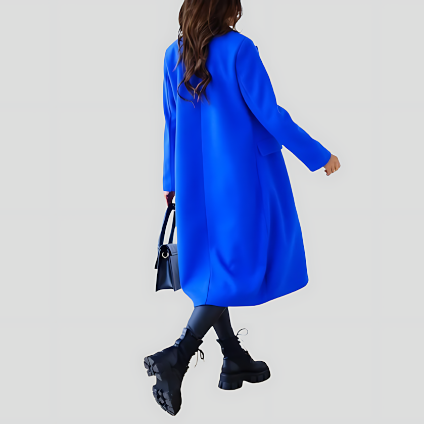 Women's Fitted Long Trench Coat