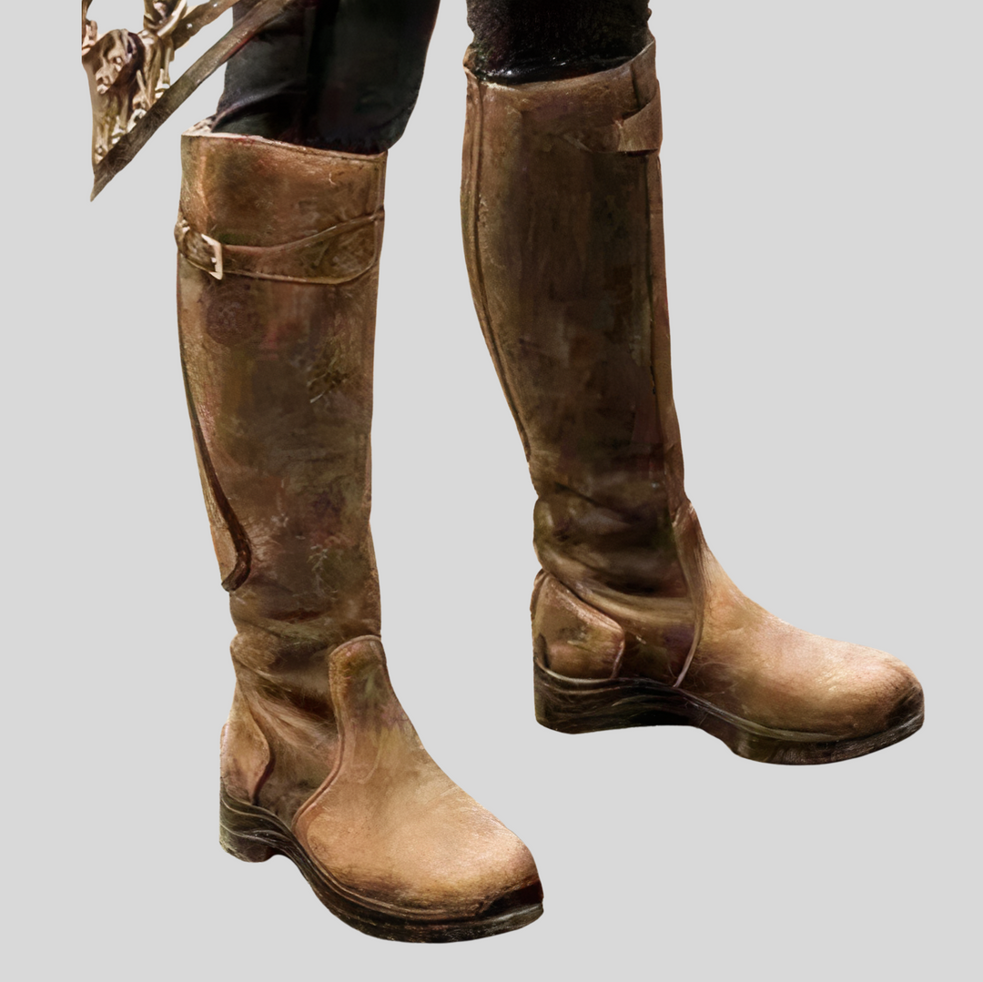 Women's Stylish Knee-High Boots with Buckle Detail