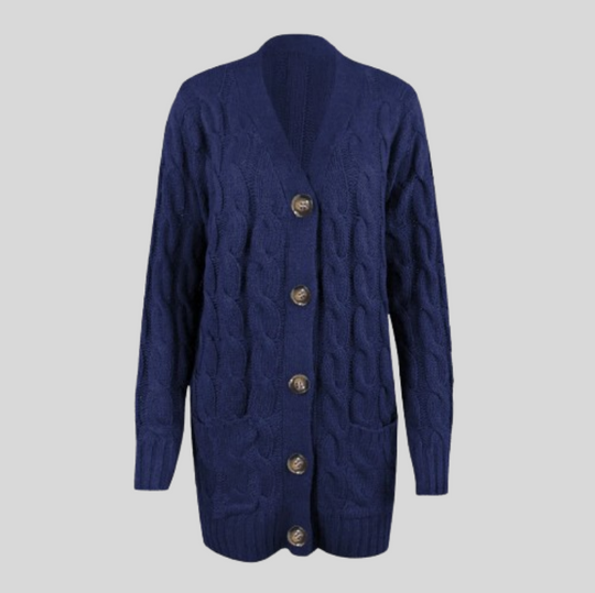 Women's Knit Button Sweater Cardigan