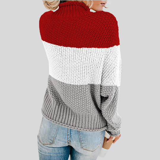 Women's Classic Long Sleeve Turtleneck Knit Sweater