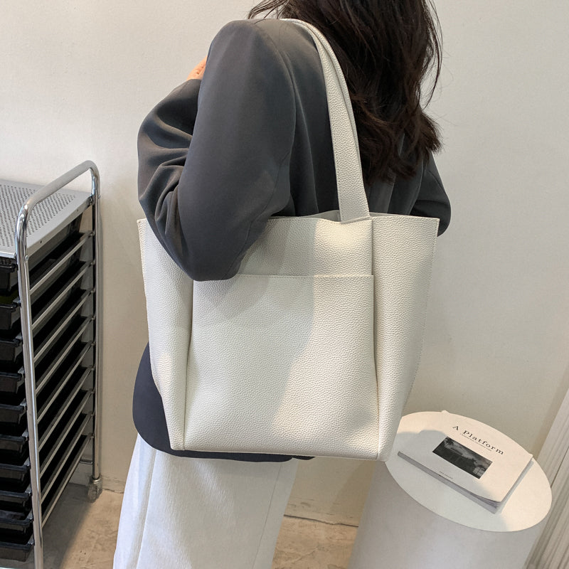 Women's Versatile Spacious Tote Bag with Pocket