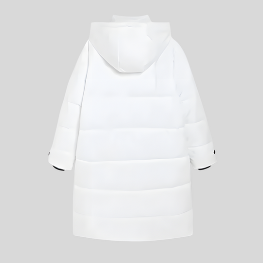 Women's Winter Long Down Hooded Puffer Jacket