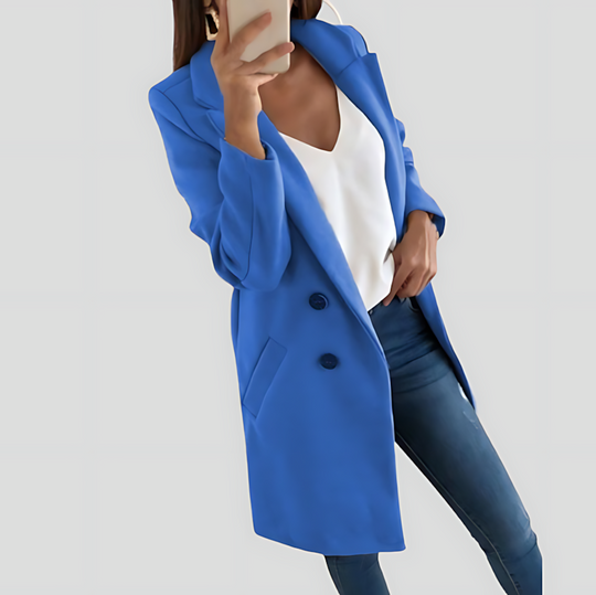 Stylish Women's Longline Coat