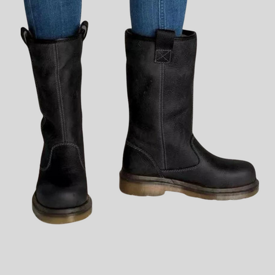 Women’s Cowboy Boots – Winter Mid-Calf Western Style