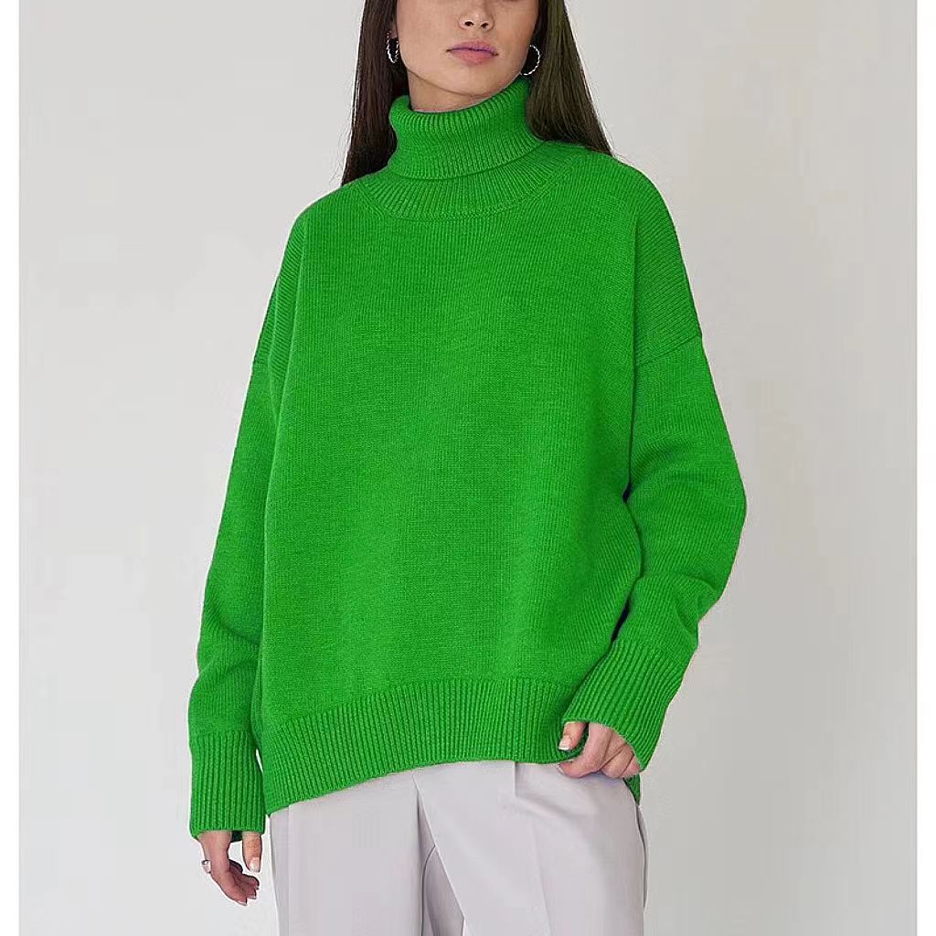 Women's Oversized Turtleneck Sweater