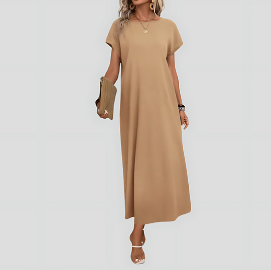 Women's Casual Batwing Tunic Dress