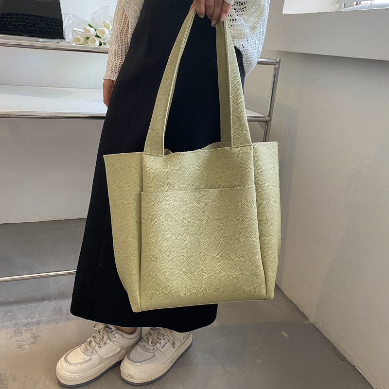 Women's Versatile Spacious Tote Bag with Pocket