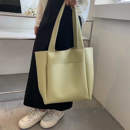 Women's Versatile Spacious Tote Bag with Pocket