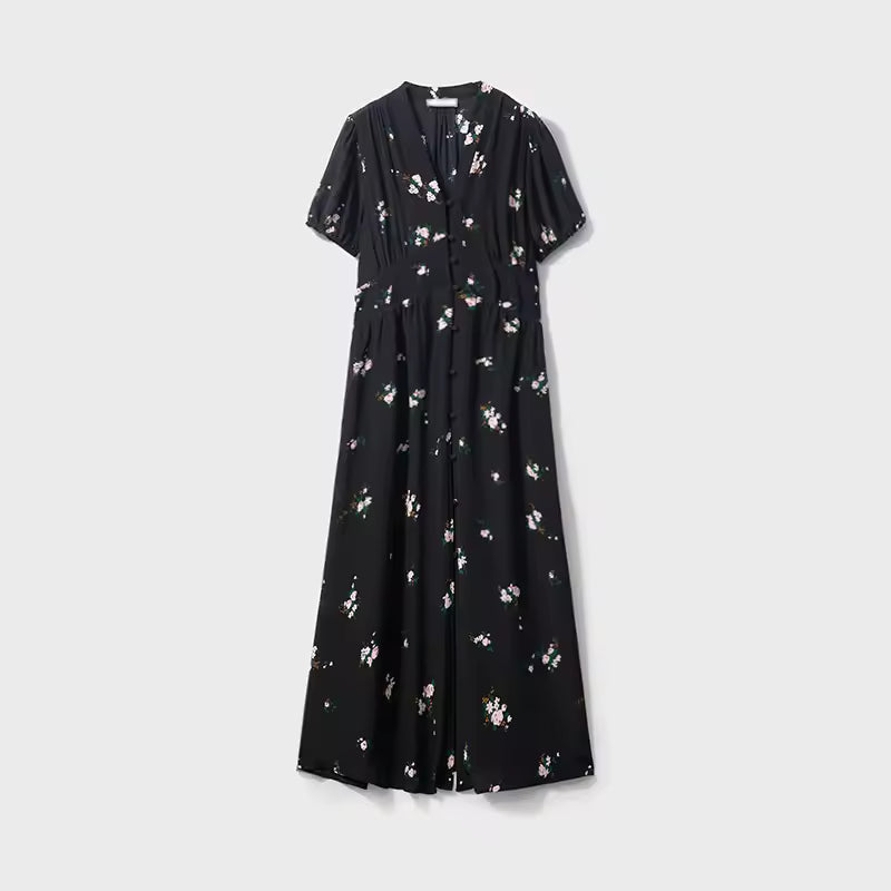 Claire - Sophisticated Polka Dot Dress