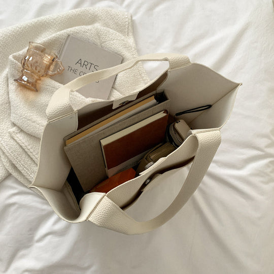 Women's Versatile Spacious Tote Bag with Pocket