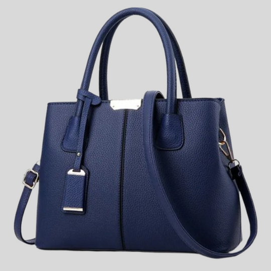 Women's Classic Structured Tote Bag with Shoulder Strap