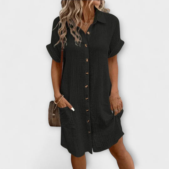 Lina - Classic Polo Casual Dress