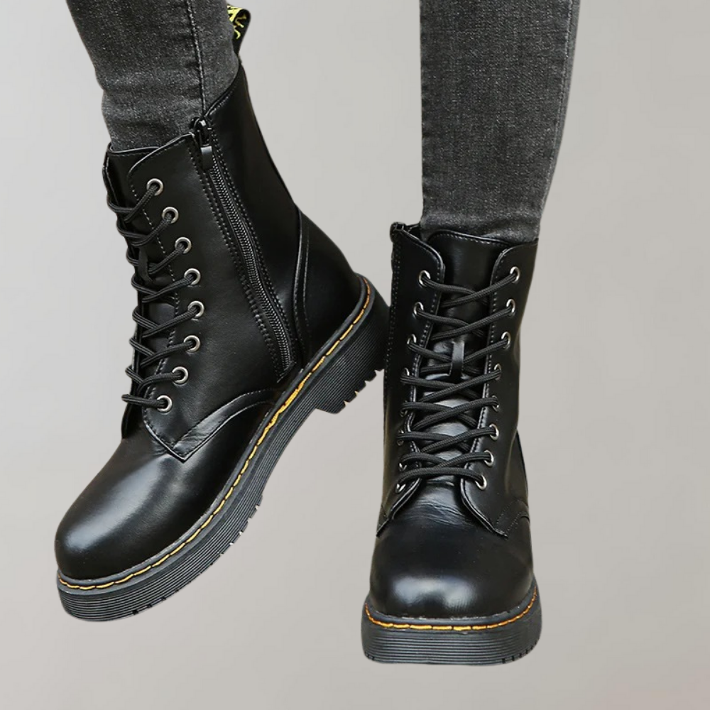 Women's Classic Black Ankle Boots