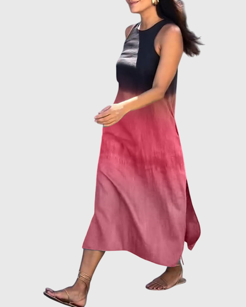 Grace - Sleeveless dress with a gradient