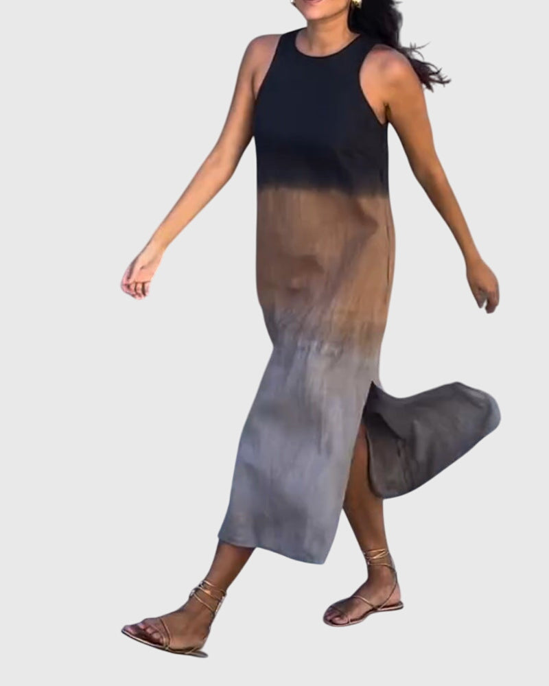 Grace - Sleeveless dress with a gradient