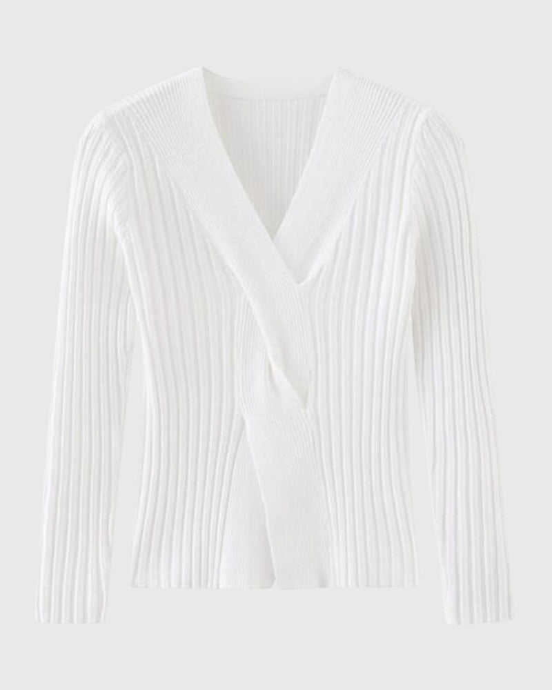 Olivia - Elegant Long-Sleeve Top