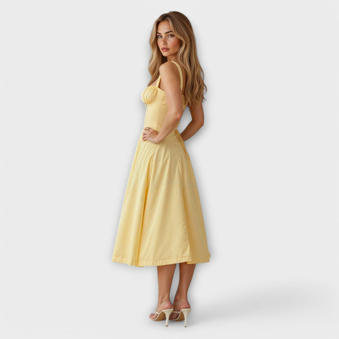 Kiana – Corset Midi Dress