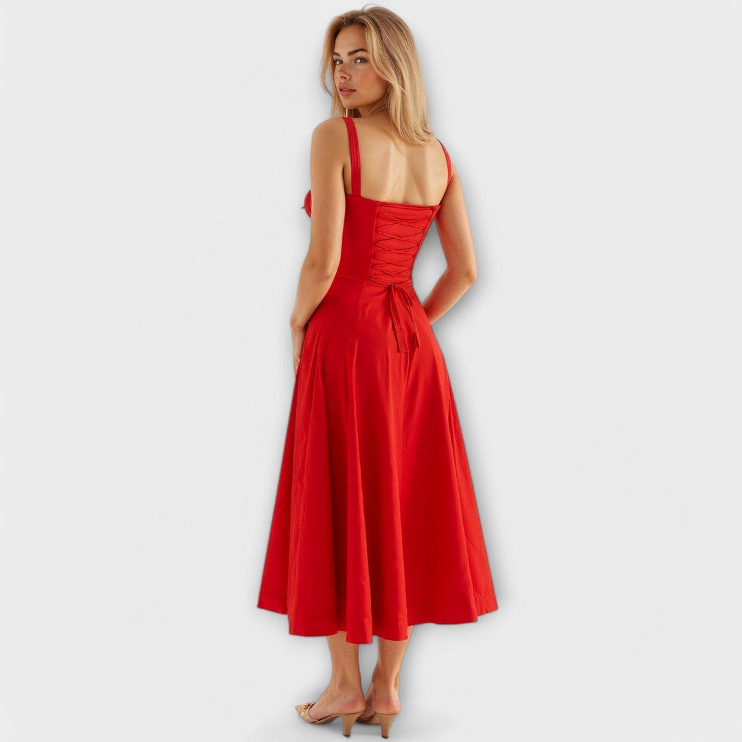 Kiana – Corset Midi Dress