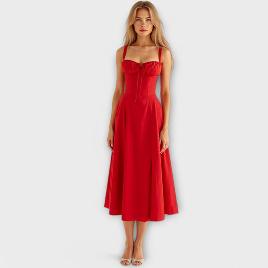 Kiana – Corset Midi Dress