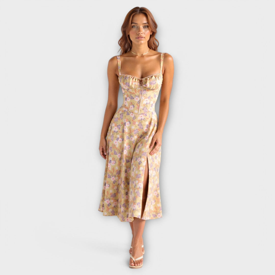 Kiana – Corset Midi Dress